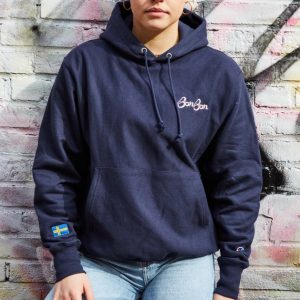 BonBon Growing Up Is A Trap Hoodie – Navy