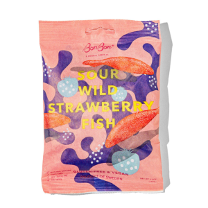 BonBon s Sour Wild Strawberry Fish