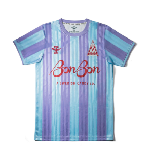 BonBon s Candy Striped Soccer Jersey : Ultra Violet